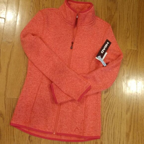Head Coral Pink Jacket Size XS - Picture 1 of 6